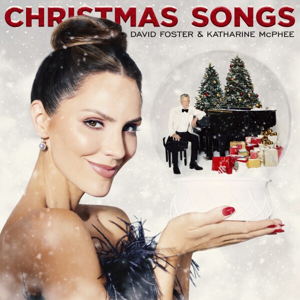 This cover image released by Loma Vista/Concord shows “Christmas Songs” by David Foster and Katherine McPhee. (Loma Vista/Concord via AP)