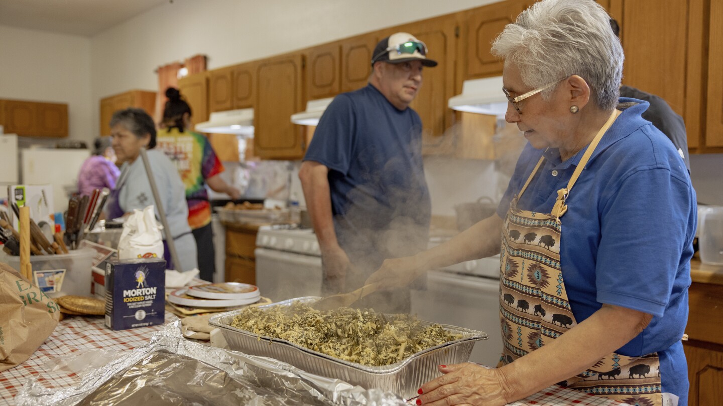 Wild onion dinners mark the turn of the season in Indian Country