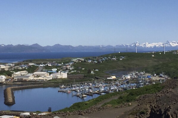 FILE- This file photo provided by Andy Varner, city administrator for Sand Point, Alaska, shows the city's harbor on June 7, 2016. A 7.2 magnitude earthquake triggered a brief tsunami advisory for southern Alaska, monitoring bodies reported late Saturday, July 15, 2023. The United States Geological Survey wrote in a social media post that the earthquake occurred 106 kilometers (65.8 miles) south of Sand Point, Alaska, at 10:48 p.m. Saturday.(Andy Varner/City of Sand Point via AP, File)