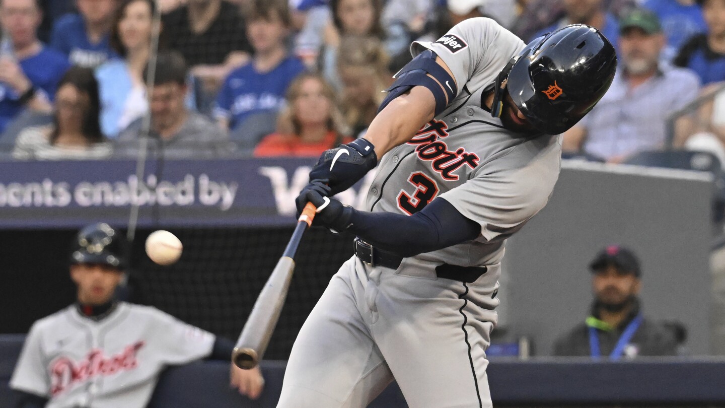 Riley Greene has 3 RBIs and Tigers beat Blue Jays 5-4 for 30th win of season