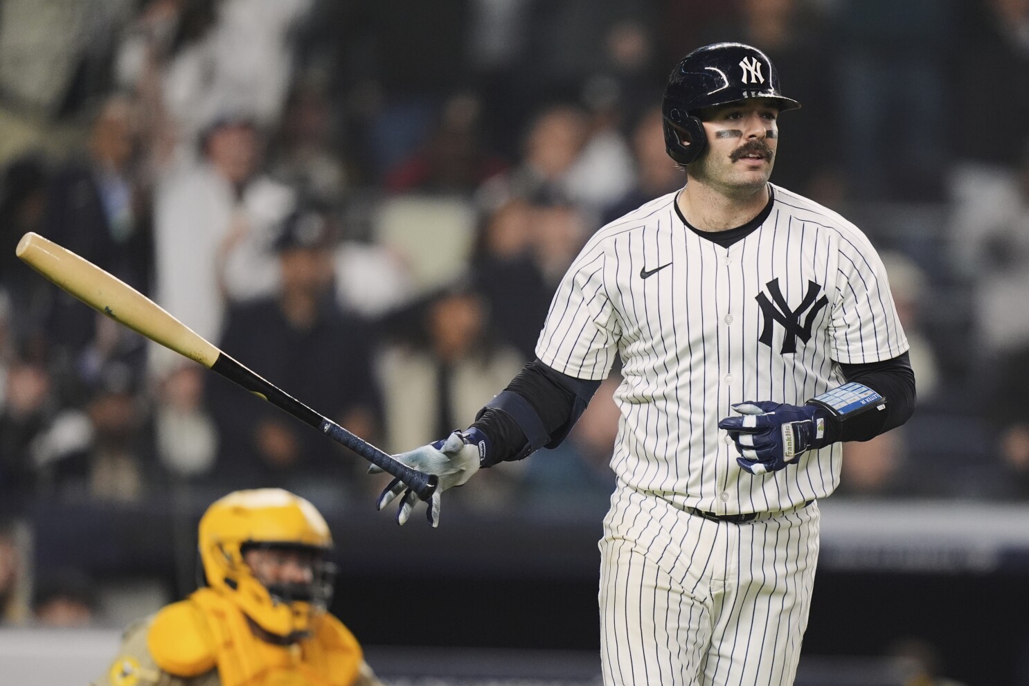 Grand slam de Wells le da 5 carreras impulsadas en la 7ª entrada y Yankees aplastan 12-3 a Padres
