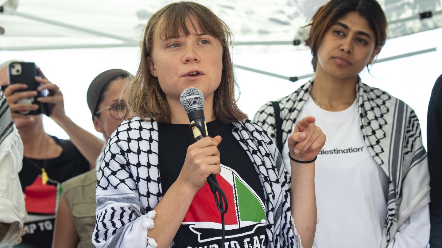 Activista Greta Thunberg se une a barco de ayuda rumbo a Gaza