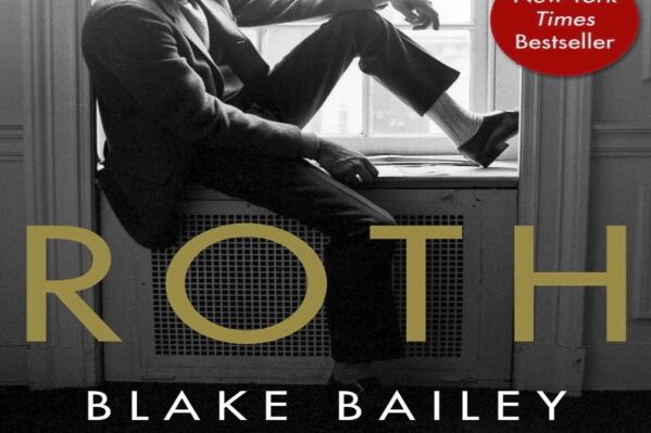 This paperback cover image released by Skyhorse Publishing shows "Philip Roth: The Biography," by Blake Bailey. The long-awaited book about Roth that was pulled last month by original publisher W. W. Norton amid allegations of sexual assault and harassment against biographer Blake Bailey has a new publisher. Skyhorse Publishing has told The Associated Press that it will have “Philip Roth: The Biography” out in paperback on June 15. (Skyhorse Publishing via AP)