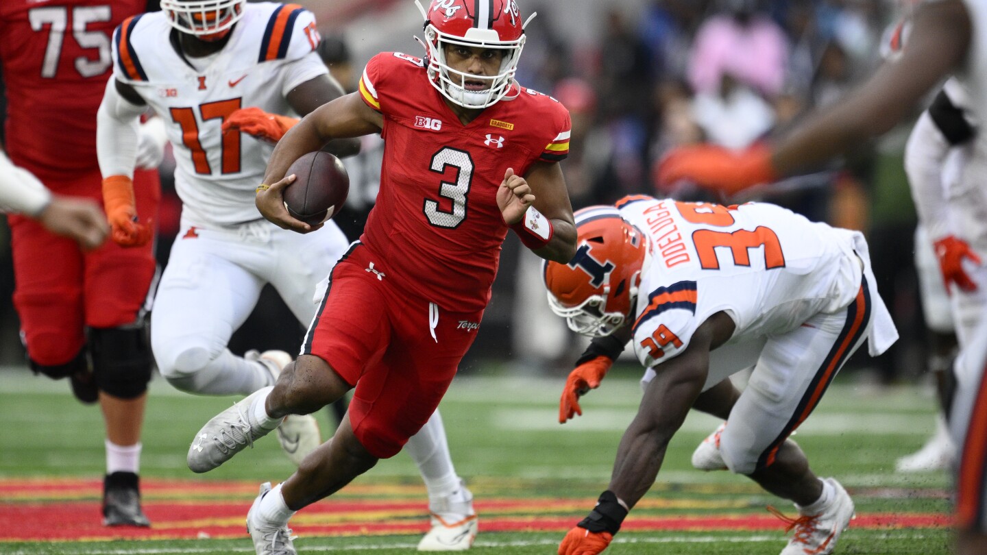 Caleb Griffin’s 43-yard field goal on the final play lifts Illinois over Maryland 27-24