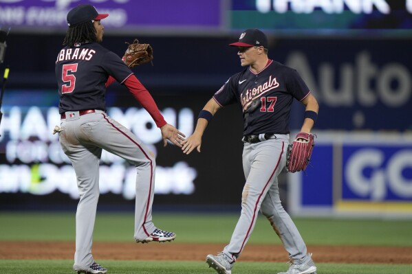 Adon leads Nationals over Marlins 7-4 and Washington climbs out of
