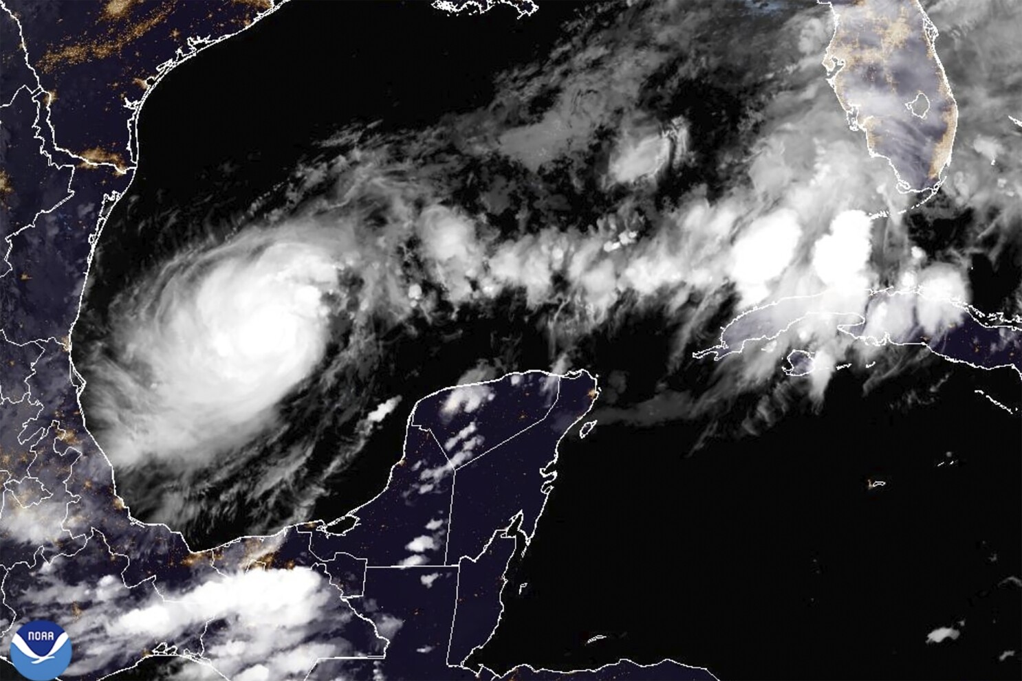 Hurricane Milton is growing stronger as it blows toward Florida's Tampa Bay region