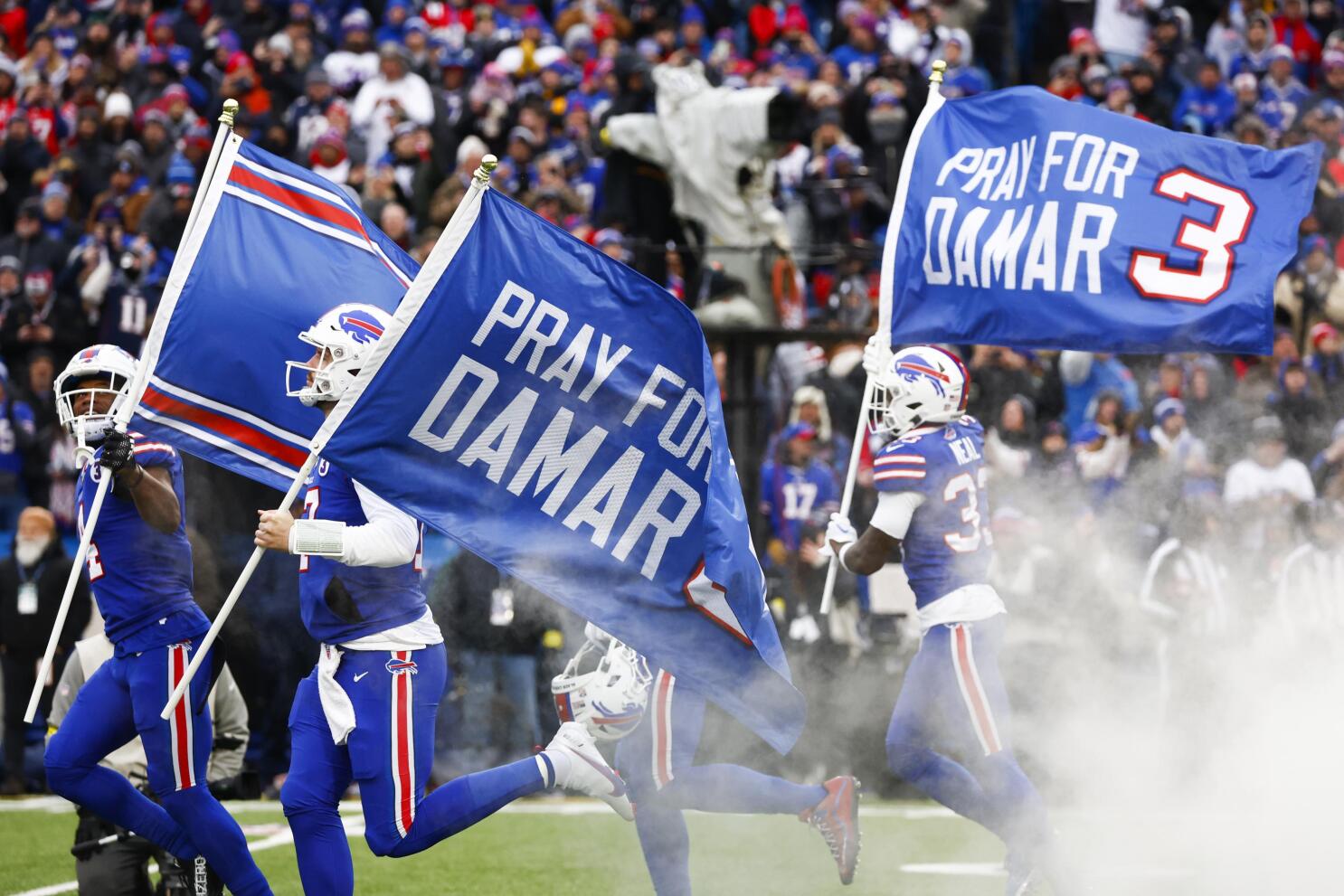 Patriots-Bills game will be played Sunday in wake of Damar Hamlin's collapse