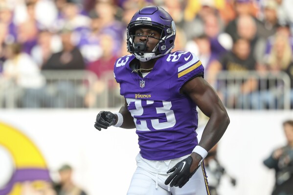 Vikings trade Andrew Booth Jr. to Cowboys for Nahshon Wright in low-level  swap of cornerbacks | AP News