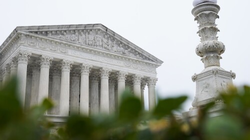 A general view of the U.S. Supreme Court, Friday, June 23, 2023, in Washington. (AP Photo/Mariam Zuhaib)