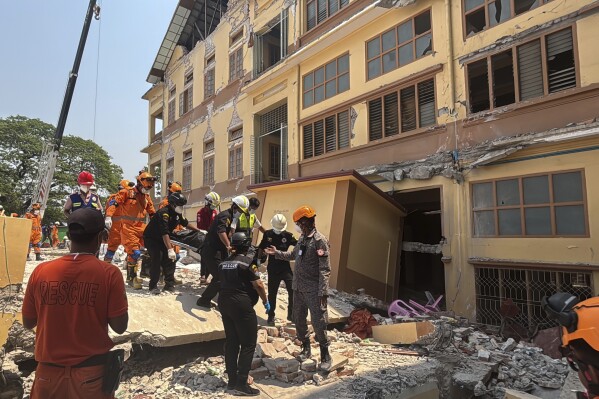 Deaths from devastating earthquake in Myanmar climb previous 1,700