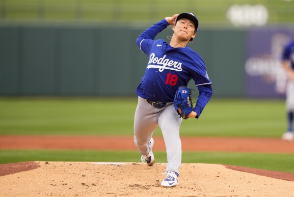 Yoshinobu Yamamoto throws 2 impressive, scoreless innings in MLB exhibition  debut for Dodgers