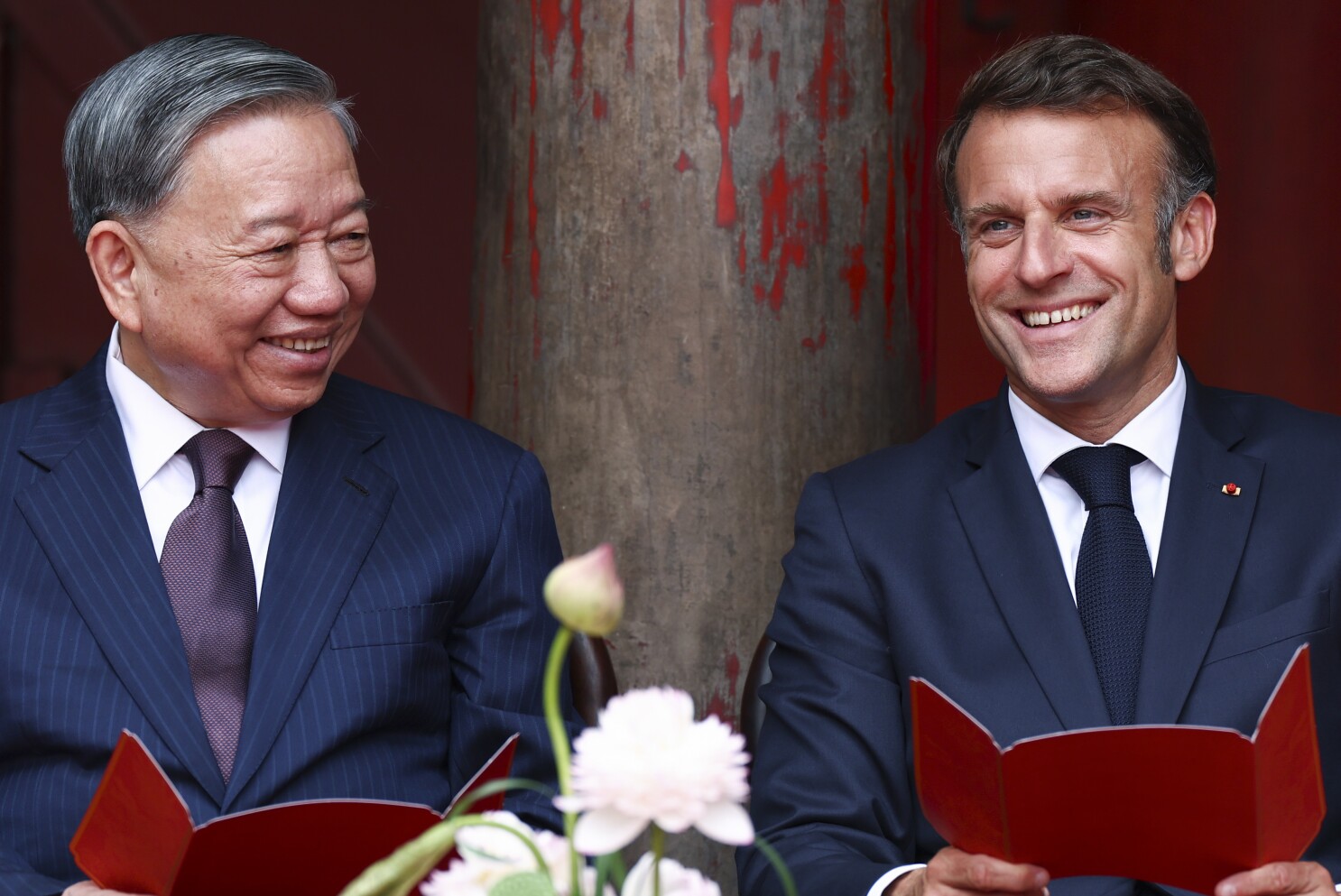 France's Macron on a visit to Vietnam urges for greater cooperation in defense and trade
