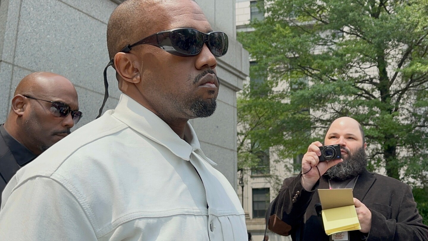 Rapper Ye, formerly known as Kanye West, briefly shows up to support Sean 'Diddy' Combs at trial