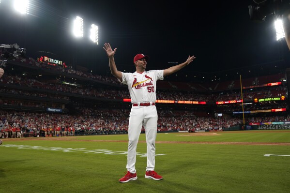 Cardinals' right hander Adam Wainwright, 42, says he has thrown his final  pitch