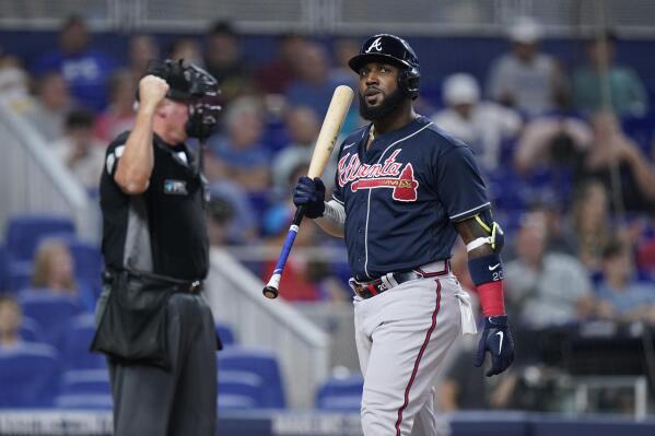 Atlanta Braves Marcell Ozuna wife charged in domestic dispute