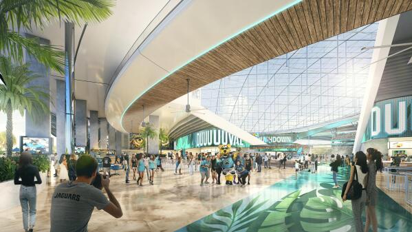 NFL's Jacksonville Jaguars Unveil 'Stadium of the Future' Designs