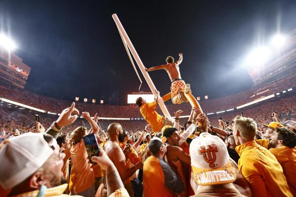 SEC takes strong stance against storming the field | AP News