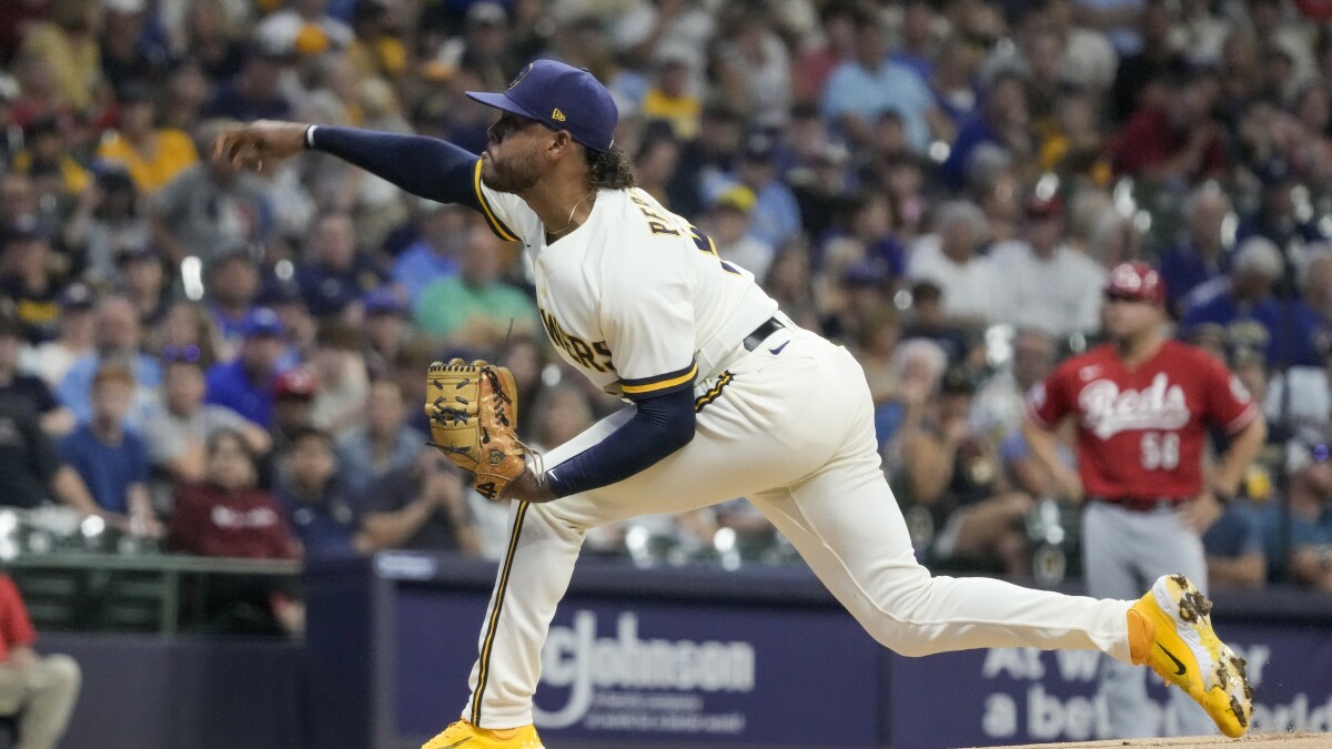 Freddy Peralta said he was going to try and go see Willy Adames at