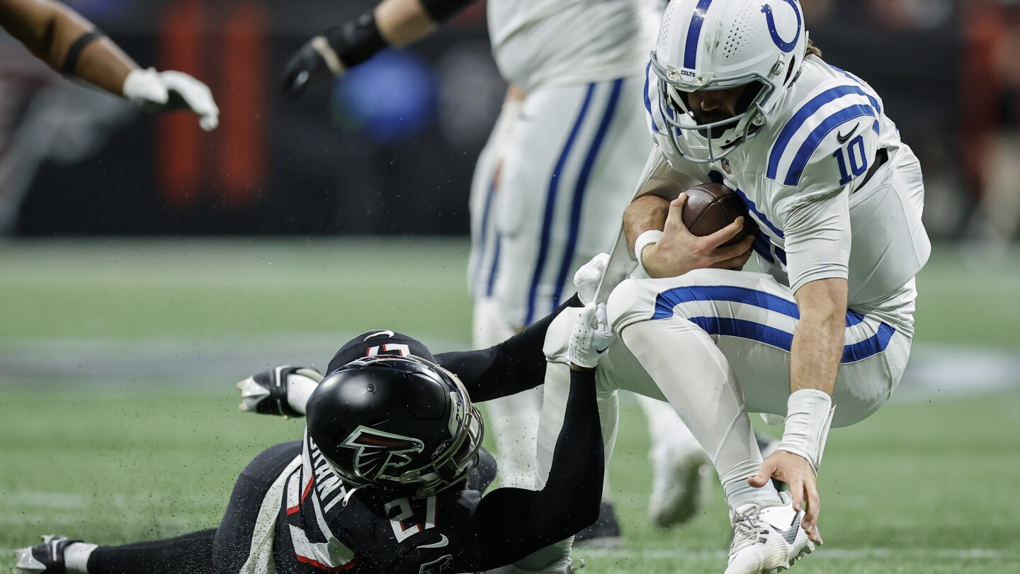 Colts continue uneven pursuit of playoff berth with one-sided loss to Falcons