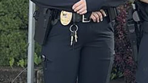 This photo provided by Vermont State Police shows Rutland City Police Officer Jessica Ebbighausen. Ebbighausen, 19, was killed and two other officers were injured Friday, July 7, 2023 when a burglary suspect crashed into two police cruisers pursuing him, Vermont State Police said. The two other officers and the suspect were taken to the hospital with injuries. (Vermont State Police via AP)
