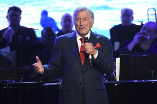 Tony Bennett performs at the Statue of Liberty Museum opening celebration on May 15, 2019, in New York. Bennett turns 95 on Aug. 3. 