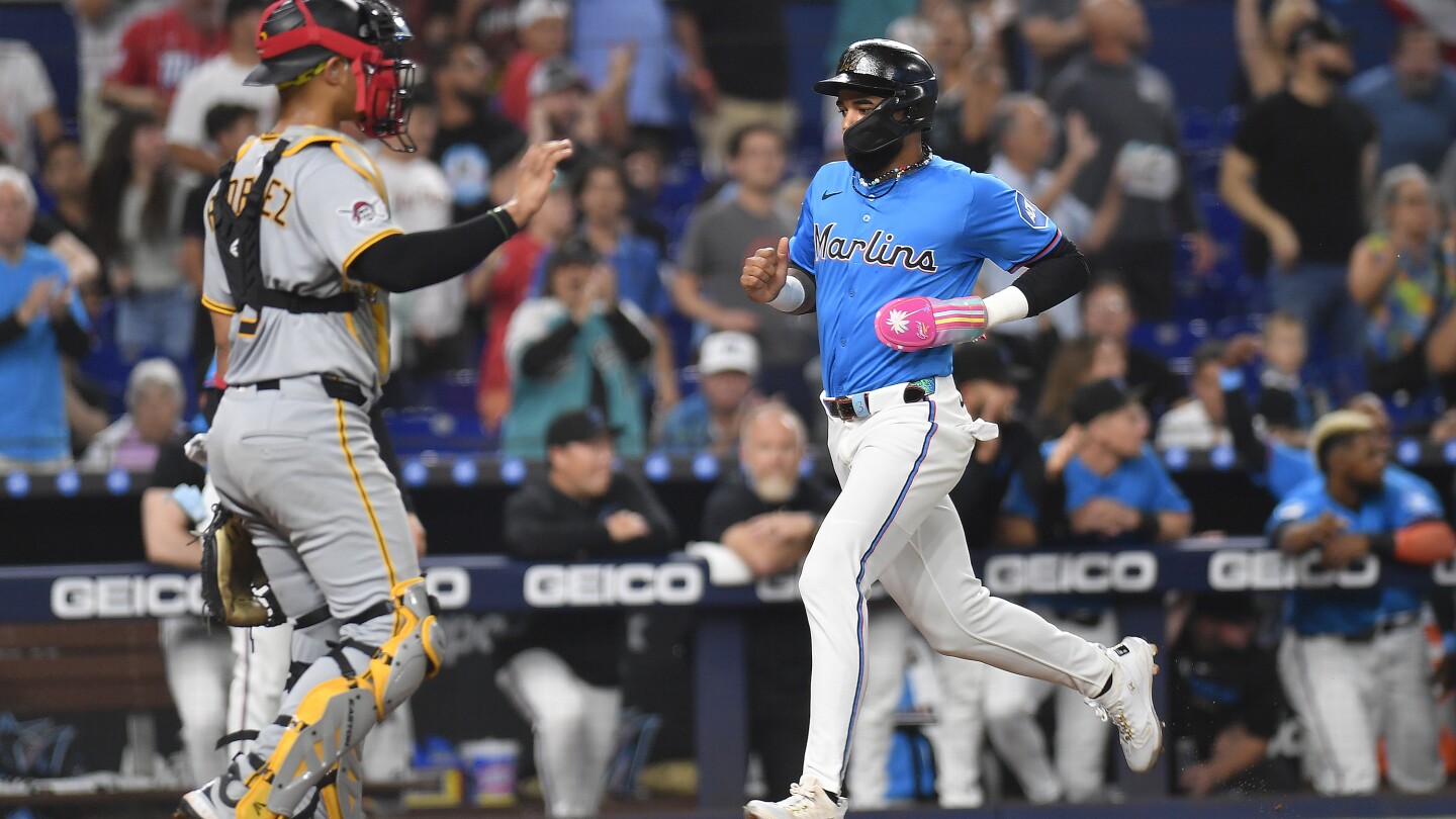 Griffin Conine's HR, Derek Hill walkoff run help Marlins beat Pirates 3-2