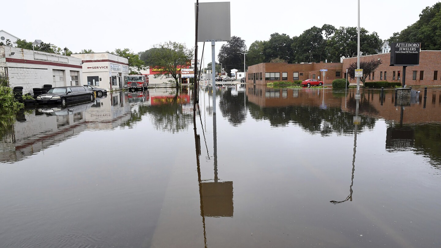 Heavy rain brings flash flooding in Massachusetts and Rhode Island AP News