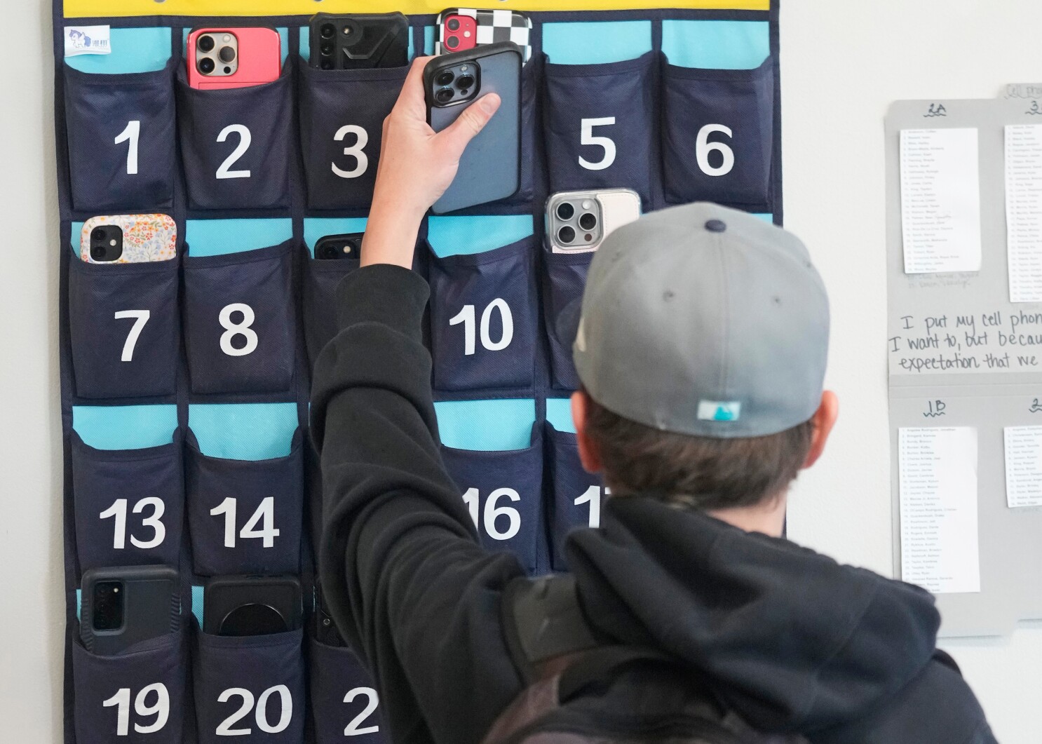 Cellphones in schools are now banned or regulated by laws in more than half of US states