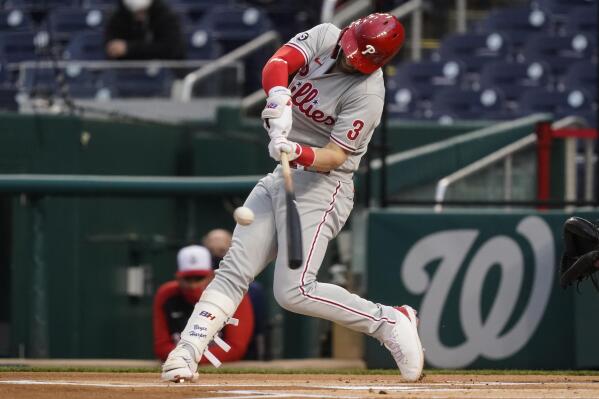 Bryce Harper to play 1st game as visitor at Nationals Park