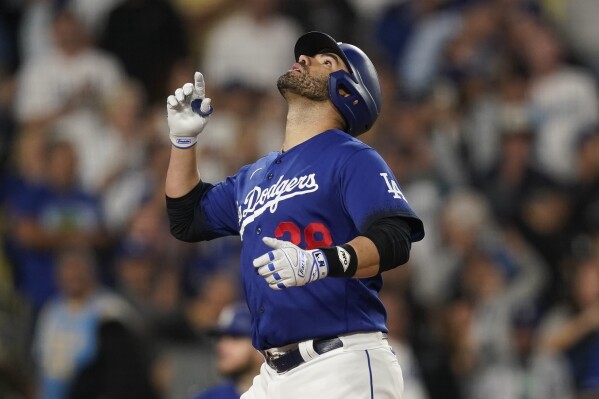 Martinez hits 2 home runs as NL West champion Dodgers roll past Rodriguez  and Tigers, 8-3