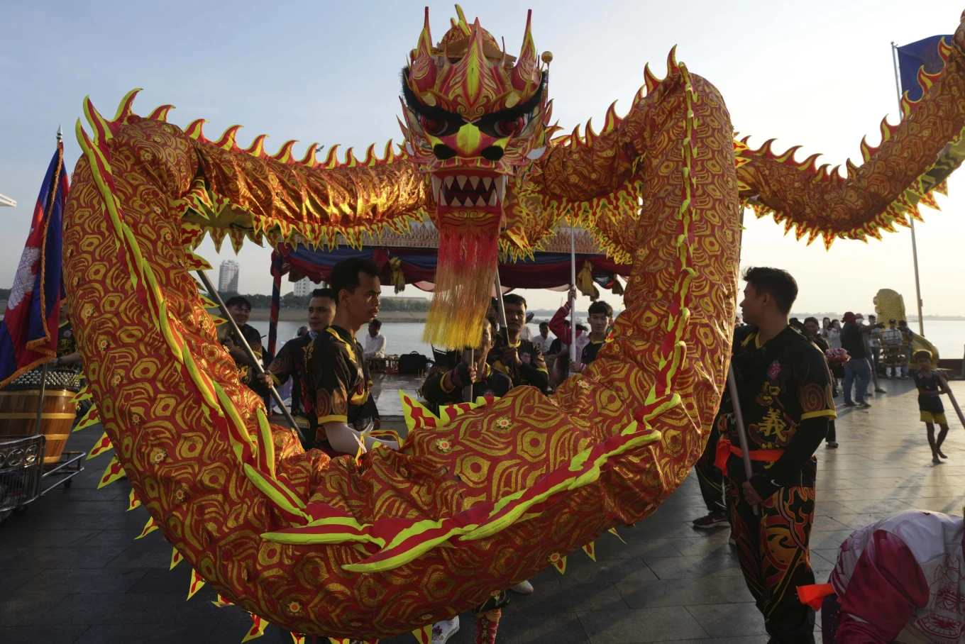 Lunar New Year prayers and incense usher in the Year of the Snake