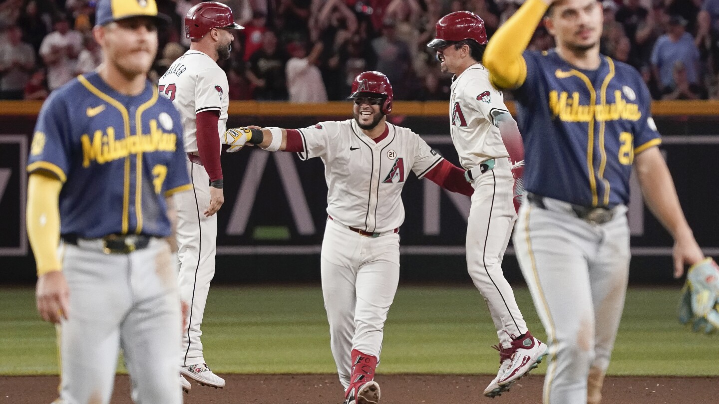 Brewers Sweep Diamondbacks with 15-8 Victory