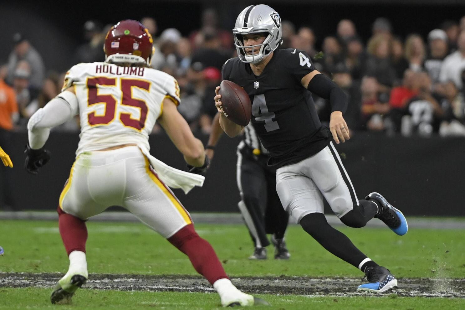 Raiders not as fortunate in 1-score games this season