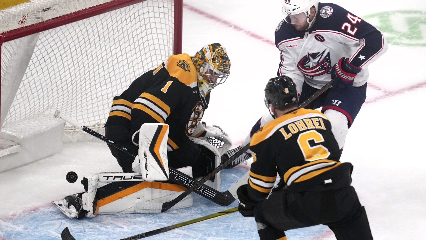 Blue Jackets Trounce Bruins 5-1 in NHL