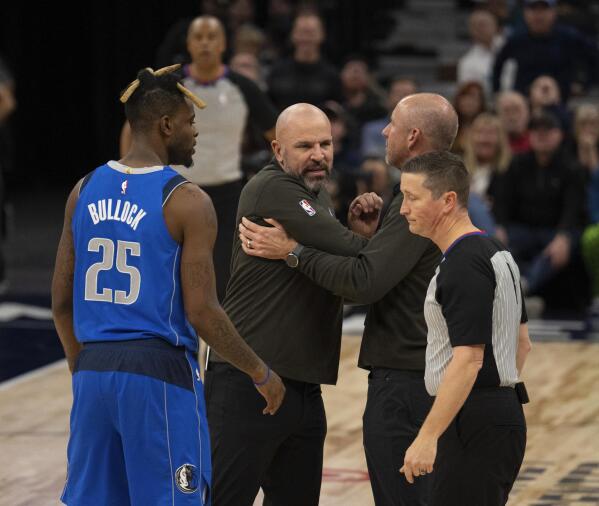 Mavs coach Kidd fined $25K for reaction to Doncic ejection