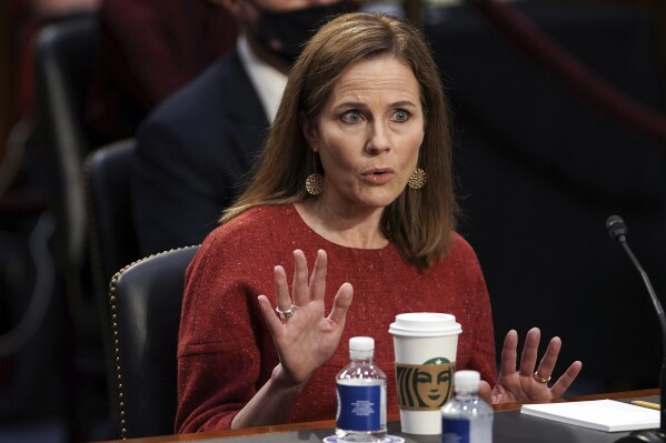 Supreme Court Justice Amy Coney Barrett shows independence from majority  view in recent opinions | AP News