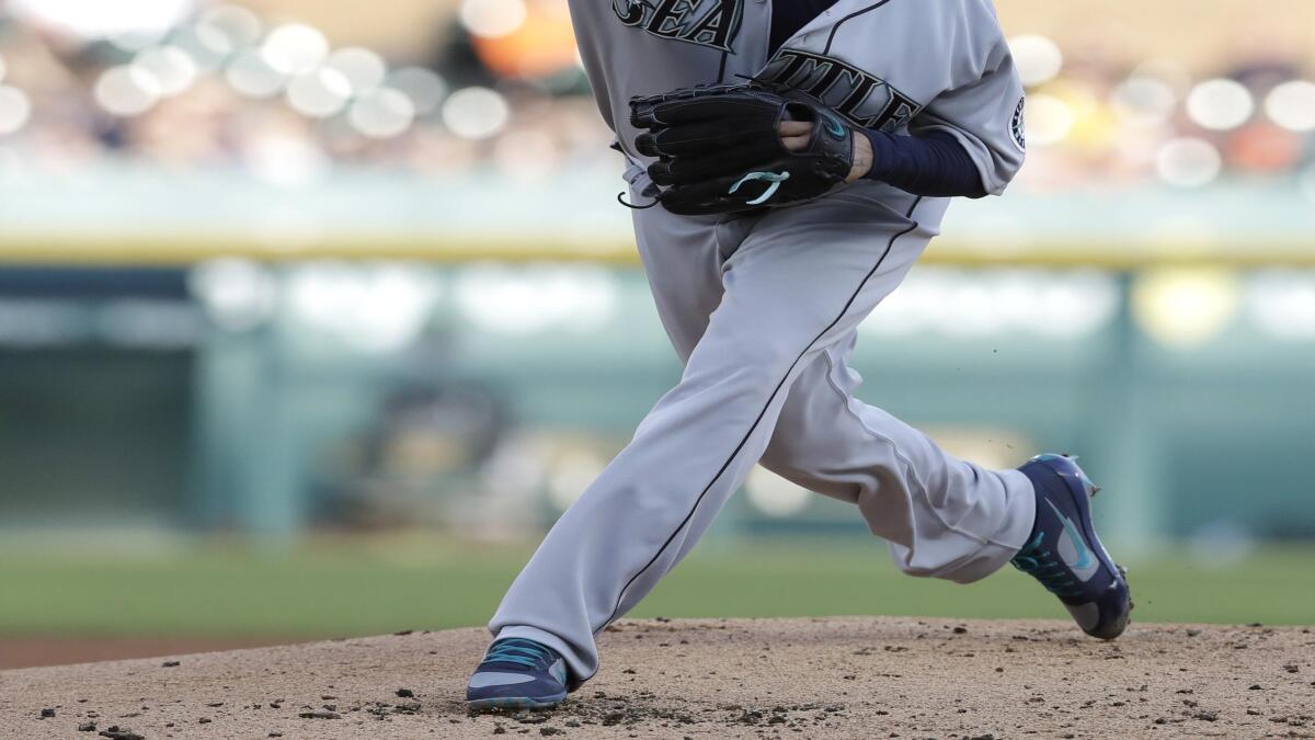 Mariners place RHP Felix Hernandez on DL with calf strain