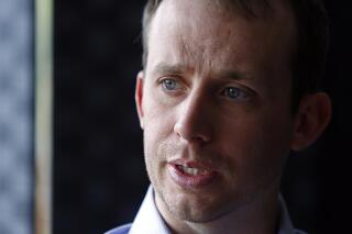 FILE - In this photo taken Thursday, May 3, 2018, in Mt. Vernon, Ky., Jonathan Shell, House majority floor leader, speaks during an interview. Shell, who helped orchestrate Republicans' historic takeover of the Kentucky House, has announced he will run for state agriculture commissioner in 2023. Shell, a former member of House leadership, is looking to relaunch a political career that was derailed in 2018 when he lost his reelection bid to the legislature in the GOP primary. (AP Photo/Wade Payne)
