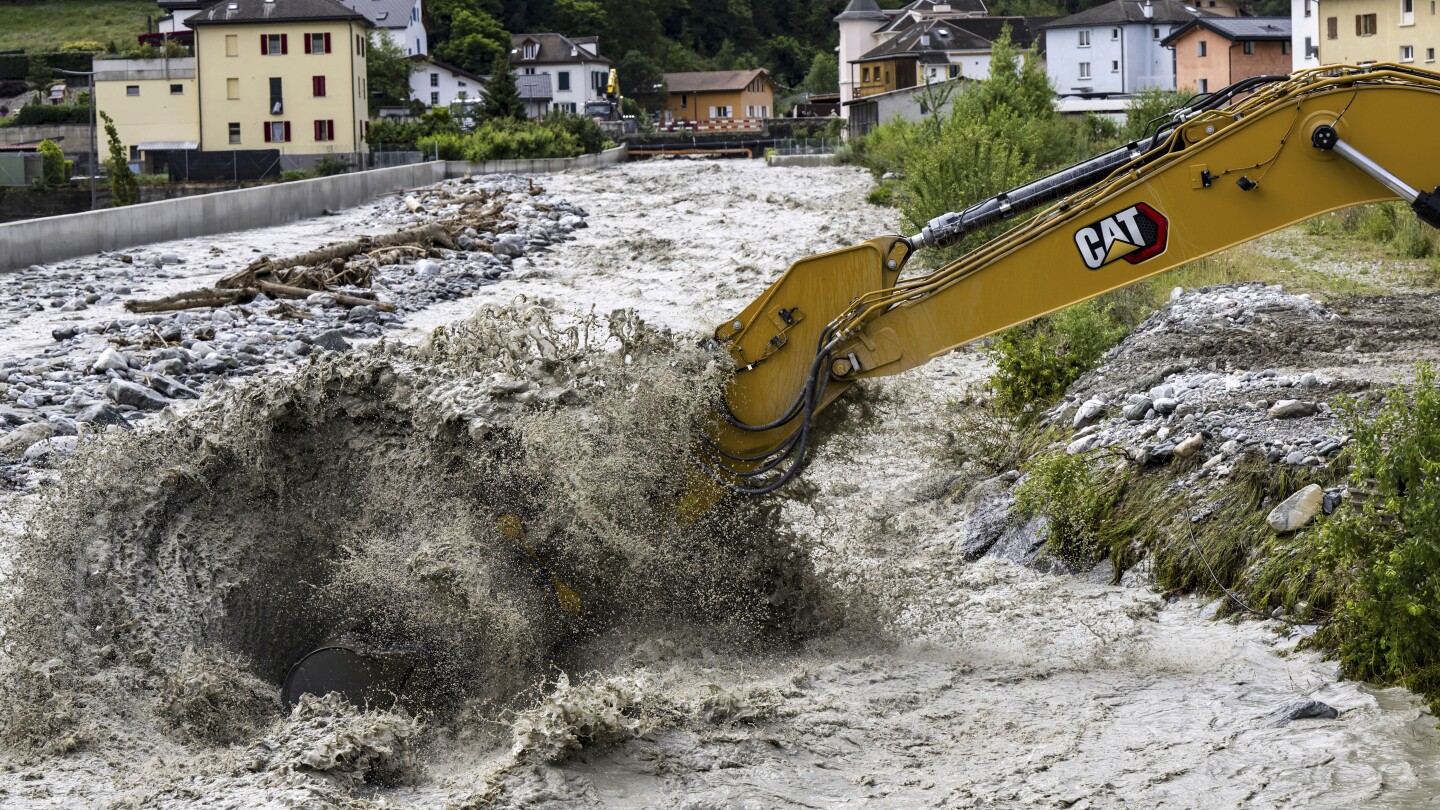 Three Missing After Devastating Landslides and Floods in Swiss Alps