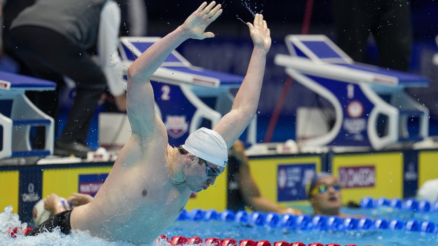 Чупилият рекорди Матю Фалън води младия контингент в мъжкия олимпийски отбор по плуване на САЩ