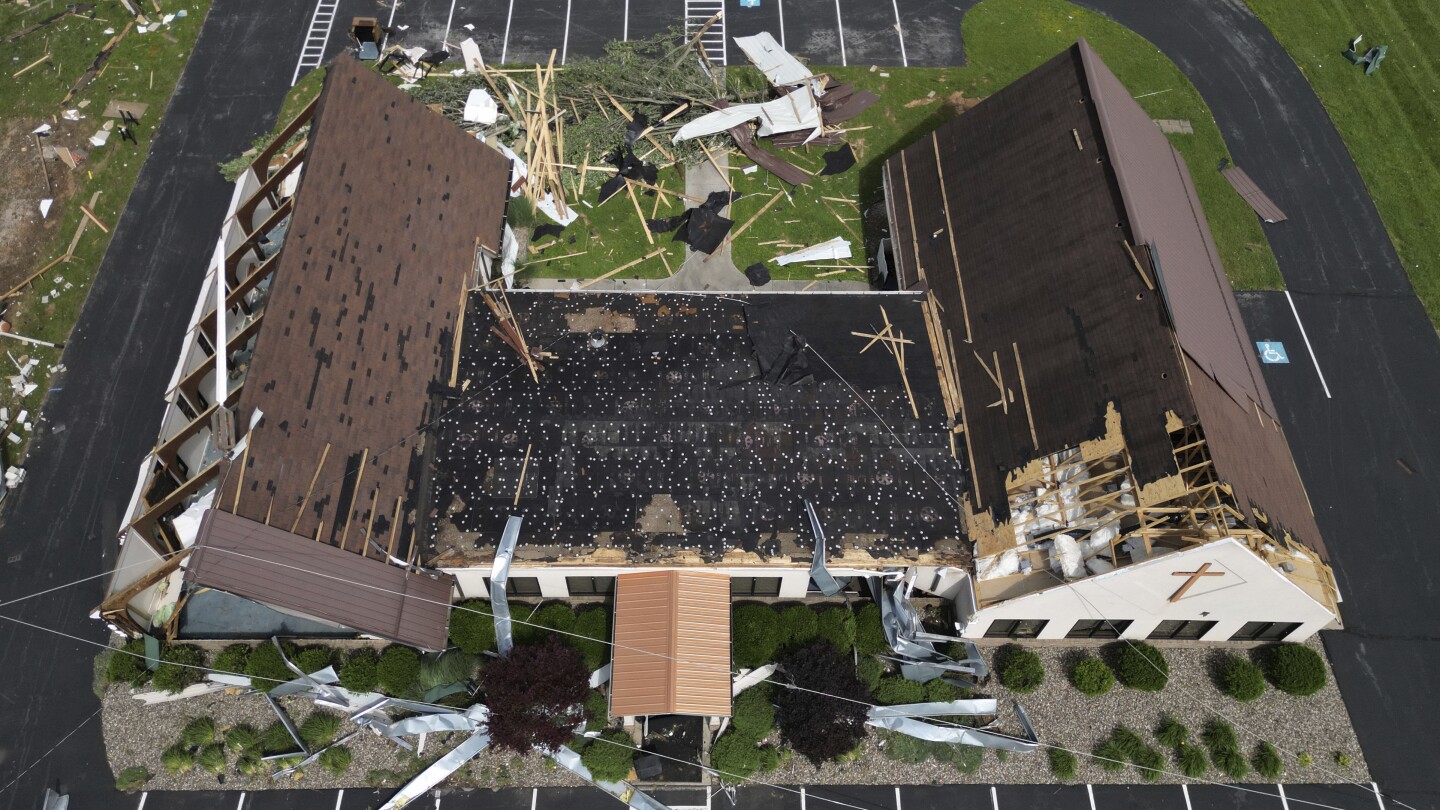 Storms and tornadoes across central US kill dozens and damage homes