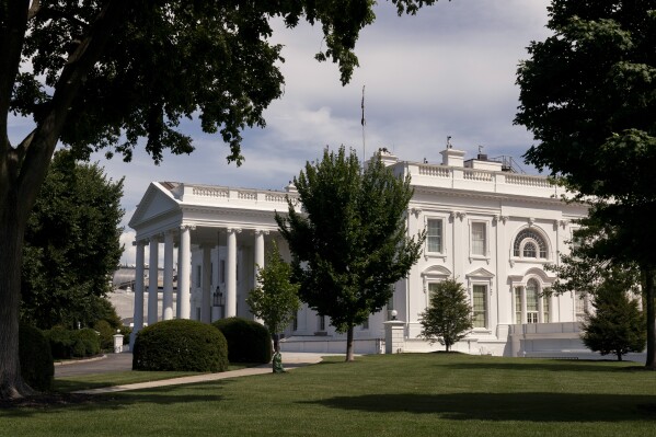 FILE - The White House is seen, July 30, 2022, in Washington. The White House was briefly evacuated Sunday evening while President Joe Biden was at Camp David after a suspicious powder was discovered by the Secret Service in a common area of the West Wing, and a preliminary test showed the substance was cocaine, two law enforcement officials said Tuesday.(AP Photo/Manuel Balce Ceneta, File)