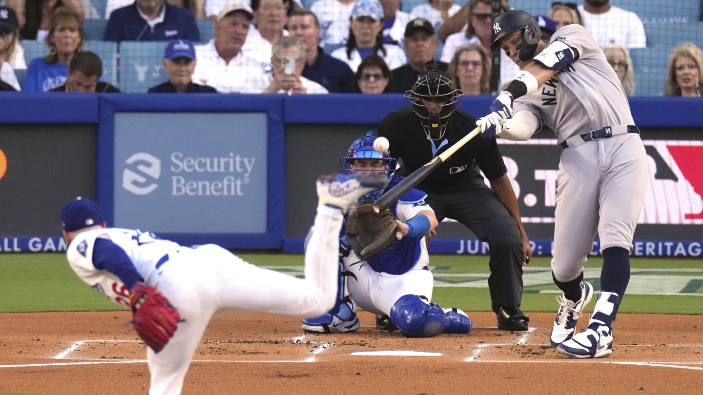 Judge, Ohtani Trade First-Inning Homers in Yankees-Dodgers Rematch