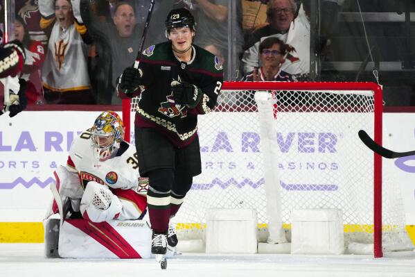 Florida Panthers defenseman Matt Kiersted works against the Dallas