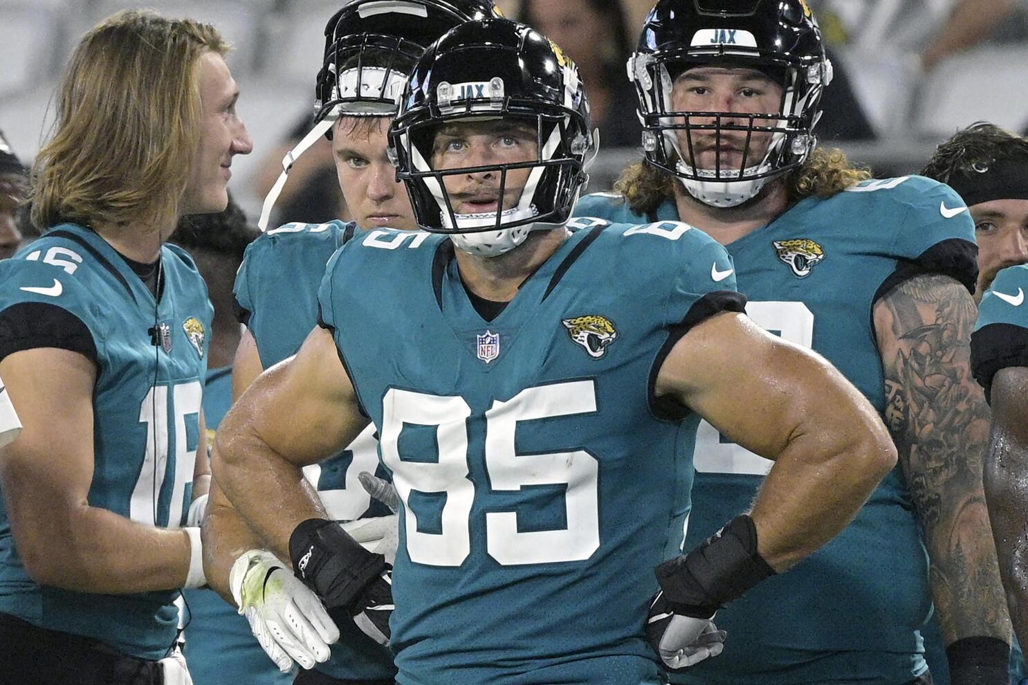 JACKSONVILLE, FL - AUGUST 14: Jacksonville Jaguars Tight End Tim