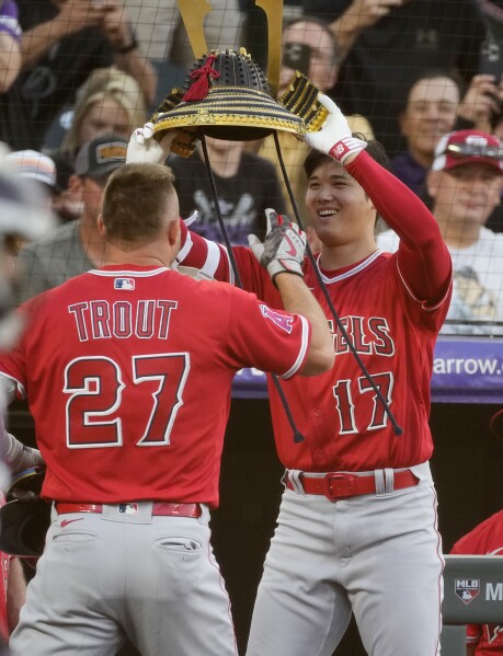 mike trout back