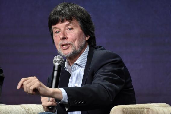 FILE - Ken Burns, director of the PBS documentary series "Country Music," takes part in a panel discussion during the Television Critics Association Summer Press Tour, July 29, 2019, in Beverly Hills, Calif. Hampshire College has received an anonymous $5 million gift in honor of one of its most famous alumni, award-winning documentary filmmaker Ken Burns, that will help the school continue its academic transformation. The gift announced Tuesday, Jan. 4 2022 is the second $5 million gift the college located in Amherst has received since it launched a $60 million fundraising campaign January 2020, following a financial crisis that prompted the school to consider a merger. (Photo by Chris Pizzello/Invision/AP, File)