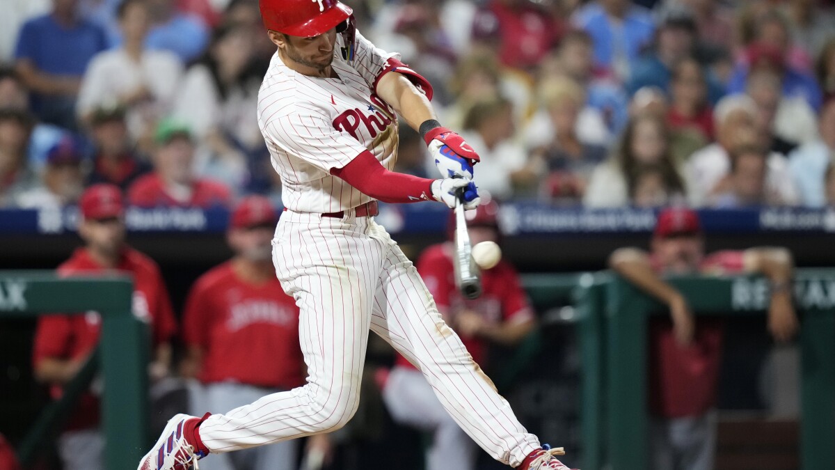 Bryce Harper homers and Trea Turner delivers a walk-off Phillies win over  the Giants