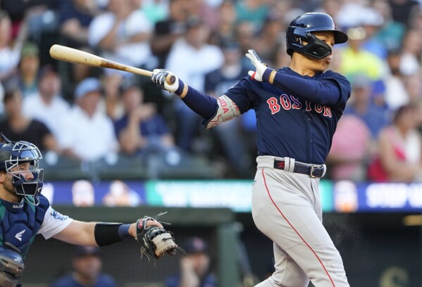 Story hits 3 homers for Red Sox in 12-6 win over Mariners - The Columbian