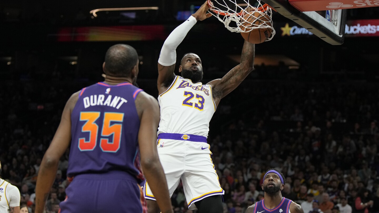 Grayson Allen marque 24 points pour mener les Suns dans une victoire 123-113 contre les Lakers